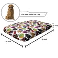 thumbnail image 2 of Fashion Pet Bed, Rhythmic Clutch Pouch Handbag Statement Bags Motifs Complementary Accessories Print, Resistant Pad for Dogs and Cats Cushion with Removable Cover, 24" x 39", Multicolor, by Ambesonne, 2 of 4