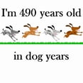 thumbnail image 3 of CafePress - 70 Birthday Dog Years 1 T Shirt - Men's Classic Cotton T-Shirts, 3 of 3