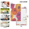 thumbnail image 6 of Yayeee 100% Cotton Hand Towels for Bathroom 16" x 28" Kitchen Towel, Purple Hand Drawn Floral, 6 of 7