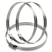 stainless steel adjustable hose clamps (141-165 mm ) ,Fuel line clamps for plumbing automotive and mechanical applications Hose Clamps, pack of 3