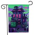 thumbnail image 2 of pieces of Halloween flags, Halloween flags, double-sided Halloween flags for outdoor gardens, garden flags, linen washable and not easy to fade (3045, 2 of 4