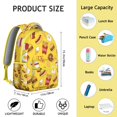 thumbnail image 6 of Egg Print Campus Backpack - Durable Bookbag for Students, Trendy Egg-Themed Design, Lightweight Laptop Bag for School & Work, 6 of 6