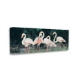 thumbnail image 2 of Stupell Industries Flamingos In Green Nature Swamp Animals & Insects Painting Gallery Wrapped Canvas Print Wall Art, 2 of 5
