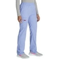 thumbnail image 7 of Dickies EDS Signature Scrubs Pant for Women Natural Rise Tapered Leg Pull-On Plus Size 86106, 4XL, Ciel, 7 of 7