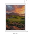 thumbnail image 2 of Diamond Art Kits for Adults - Golf Course Sunset Landscape 5d Diamond Painting for Adults, Diamond Art for Adults Beginners, Frameless Diamond Painting Kits for Adults for Home Wall Decor, 2 of 7