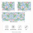 thumbnail image 2 of Yayeee Pillowcase Standard Size Set of 2 Satin Wrinkle Resistant Pillow Case, Blue Floral, 2 of 8