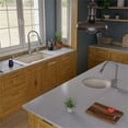 thumbnail image 3 of Pemberly Row Biscuit 33" Double Bowl Undermount Granite Composite Kitchen Sink, 3 of 9