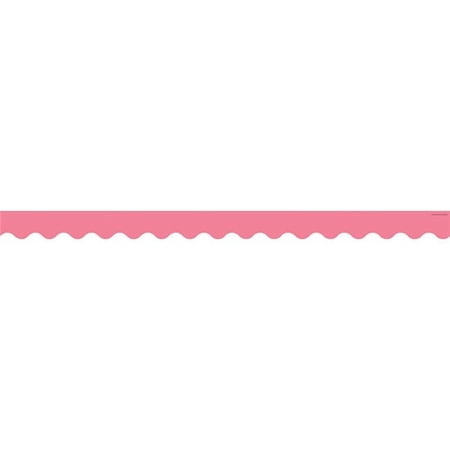 Teacher Created Resources Light Pink Scalloped Border Trim - Pack of 6