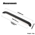 thumbnail image 3 of Goo-Ki 6 Pack 7.56'' Hole Center Matte Black Cabinet Cup Pulls, Hammered Texture with Curved Edges, Elegant Vintage Drawer Cabinet Handles for Bar Cupboard Closet Wardrobe, 3 of 7