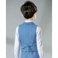 thumbnail image 6 of Lycody Boy's Suit Vest with Bowtie and Tie Kids Suits for Teen Adjustable Back Strap Vest Set Tie and Bowtie for Wedding Graduate Prom Party, 6 of 6