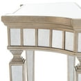 thumbnail image 2 of Butler Specialty Masterpiece Mirrored Demilune Console Table In Pewter, 2 of 9