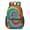 Red and Green, variant on Pink and Yellow Tie Dye Pattern 17" School Backpacks for Teens,Waterproof Oxford Fabric,S-Shape Padded Straps for School,Travel,Hiking,Camping