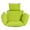 Green, variant on naioewe Chair Cushion Replacement, Foldable Waterproof Hanging Basket Swing Chair Cushion with Headrest Grey