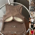 thumbnail image 4 of Pure Desire Style Backless Bra Pad Outer Wear Short Top Beautiful back, 4 of 9