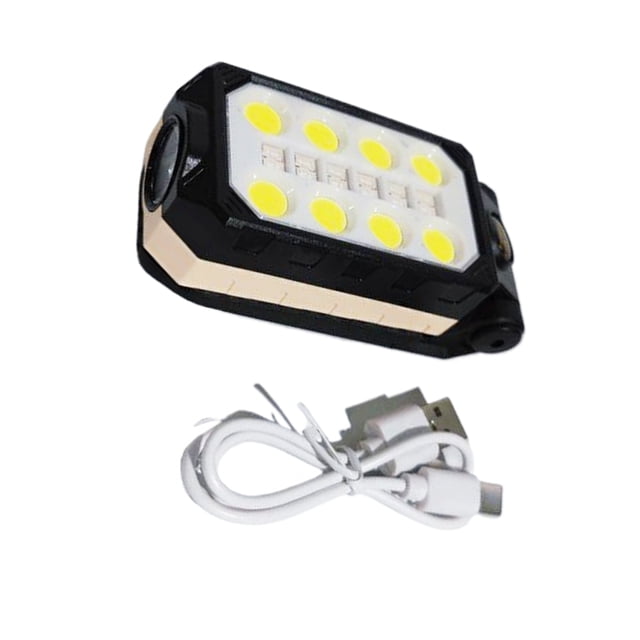 Luz de trabajo recargable LED Yuarrent Linterna flexible camping Fuerte adsorción