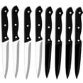 thumbnail image 1 of 8-Piece Steak Knives Set for Precise Cutting,3.5inch Serrated Blade Full Tang Triple Riveted Dinner Knives Cutlery Set Dishwasher Safe, 1 of 6
