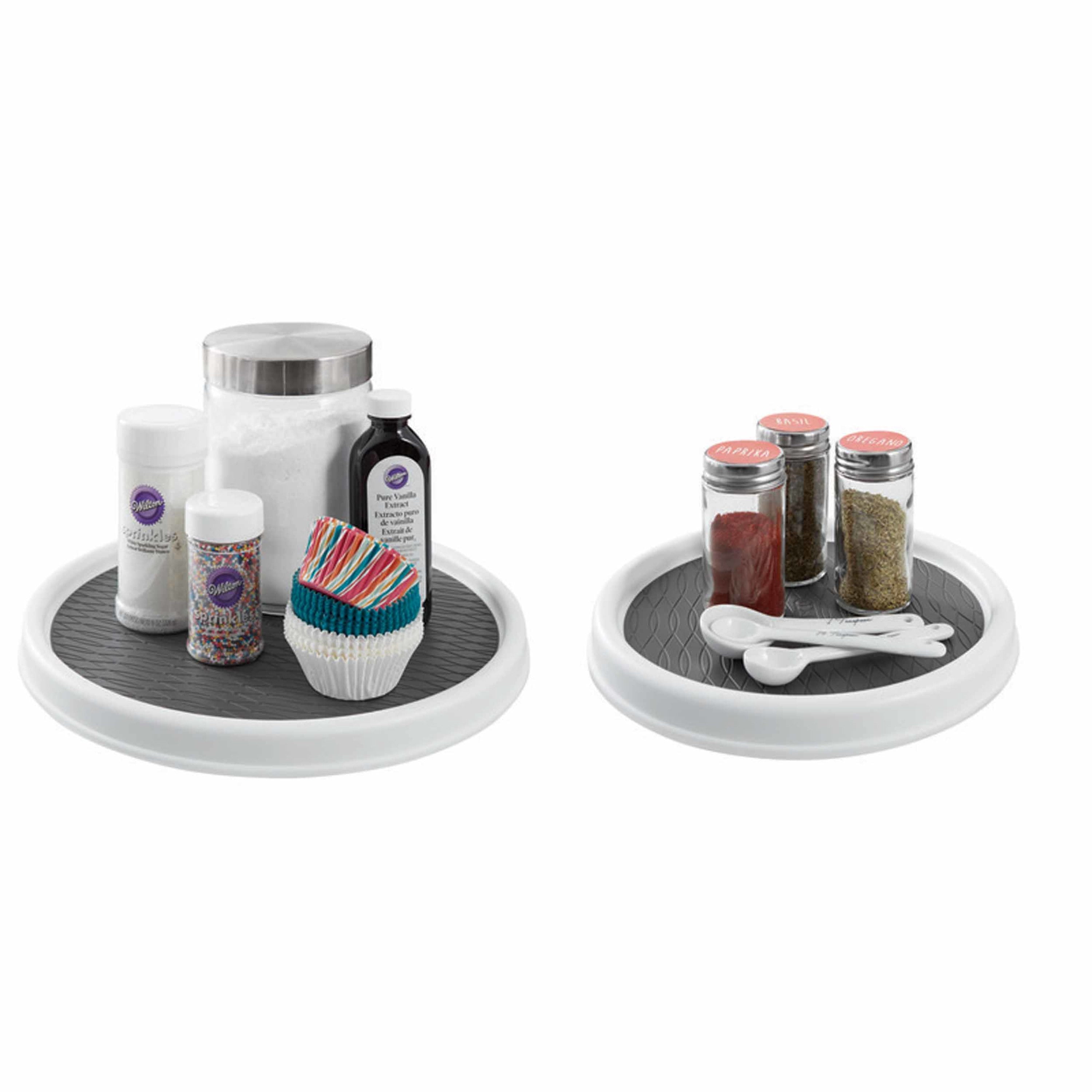 Copco Set of 2, 9-inch and 12-inch Turntables with Non-Skid Mats