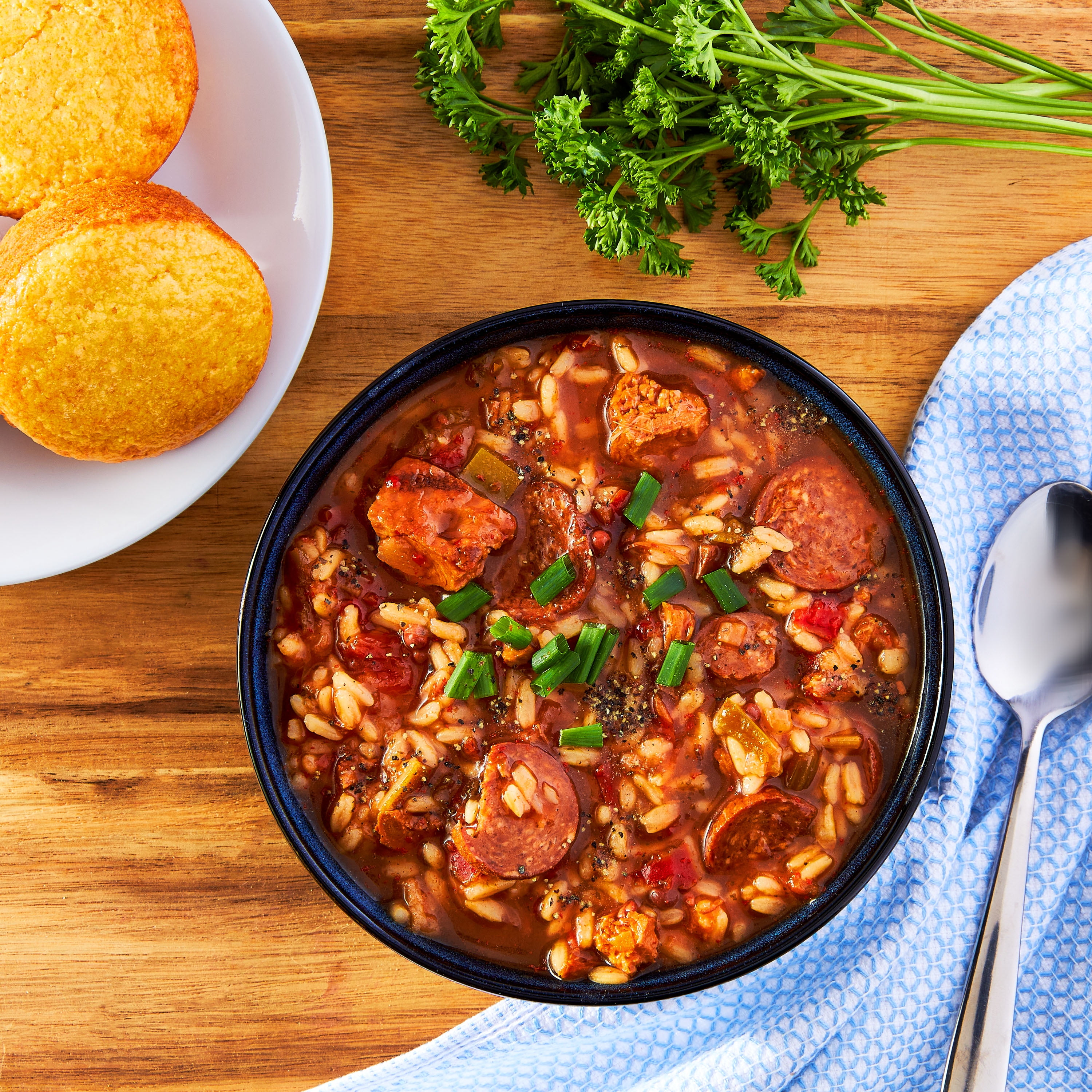 Great Value Grilled Chicken & Sausage Gumbo Soup, 18.8 oz