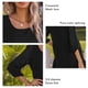 thumbnail image 2 of Vestido Casual ANGGREK Manga 3/4 Lunares Suelto Elegante Playa, 2 of 5