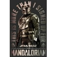 thumbnail image 2 of Men's Star Wars: The Mandalorian Shining Mando Long Sleeve Shirt Black Large, 2 of 4