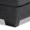 thumbnail image 4 of Baxton Studio Nevin Dark Grey Sectional Sofa with Left Facing Chaise, 4 of 6