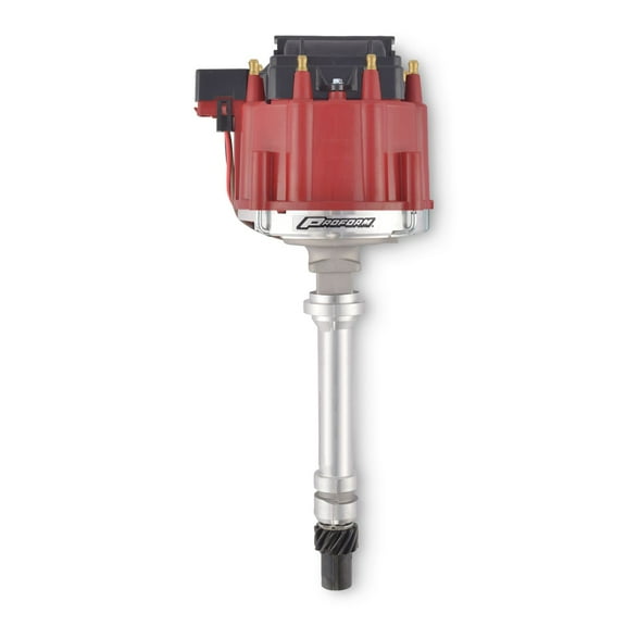 Proform PFM66941RM HEI Red Cap & Coil Race Distributor for Chevy V8 Fits select: 1967-1982 CHEVROLET CAMARO, 1969-1982 CHEVROLET C10
