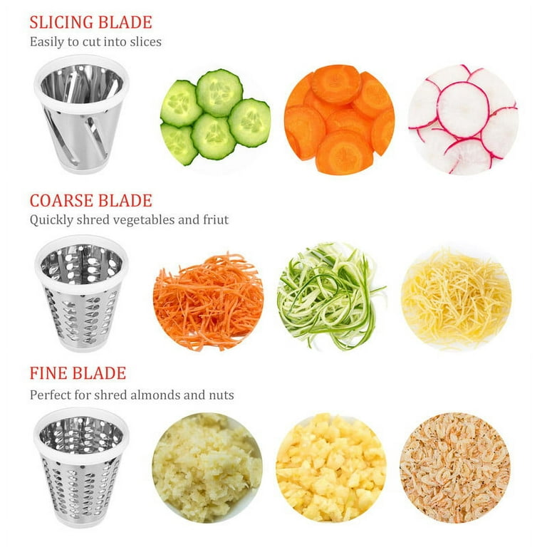 Mandoline Slicer and Chopper and Grater,Adjustable Thin Slice Cucumber  Slicer Kitchenaid Accessories Potato Carrot Grater Stainless Steel Food