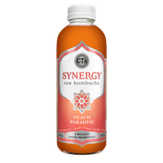 GT's Synergy Kombucha Organic Peach Paradise, Refrigerated, 16 fl oz