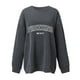 thumbnail image 2 of Gibobby Sudadera oversize mujer Sudaderas de Halloween para mujer playera casual de manga larga(Gris oscuro,M), 2 of 4