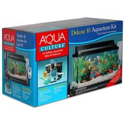 Aqua Culture Deluxe Aquarium Kit, 10 Gal.
