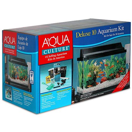 Aqua Culture Deluxe Aquarium Kit, 10 Gal.
