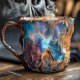 thumbnail image 1 of Mineral Crystal Coffee Mugs, Multi-colored Coffee Mugs With Handle, Elegant Crystal Gift For Home Office, 1 of 5