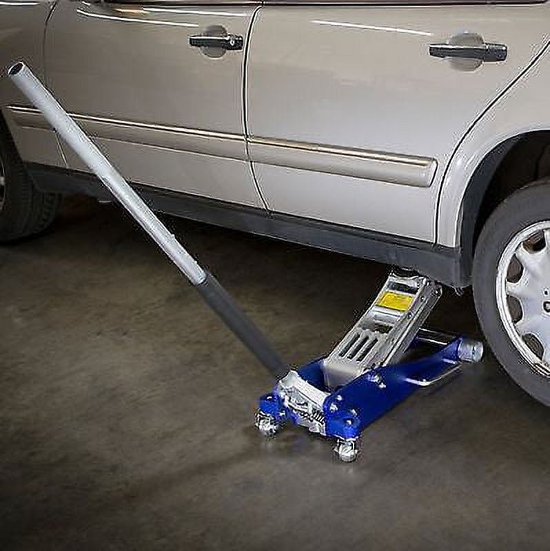 Jackco 3 Ton Low Profile Aluminum Racing Floor Jack with Aluminum Jack Stands