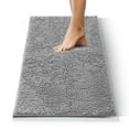 thumbnail image 5 of Nestl Bathroom Rugs, Machine Washable Bath Mats For bathroom Floor Rugs, Nonslip Backing Rubber Bath Rug, Silver, 5 of 6