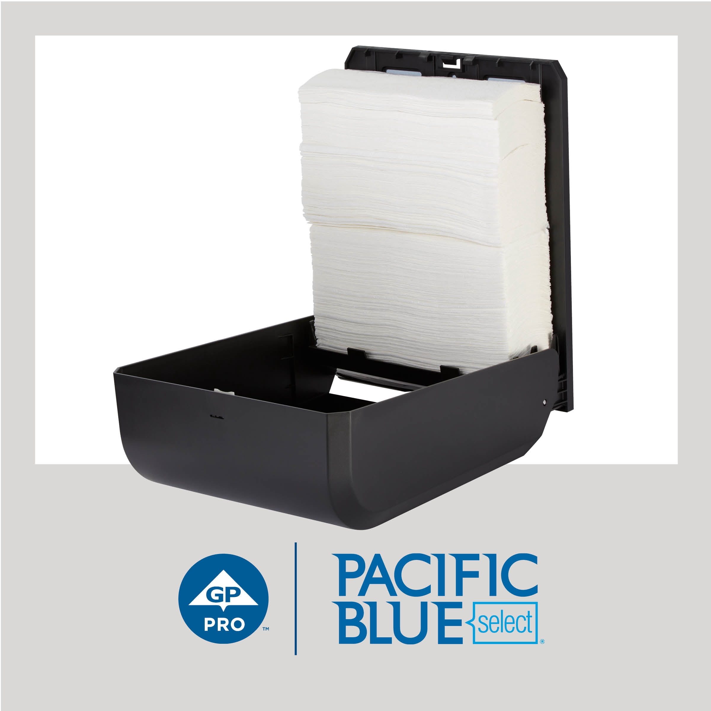 Pacific Blue Select® Multifold Premium 2-Ply C-Fold Paper Towels by GP PRO (Georgia-Pacific), White, 2,000 Towels Per Case