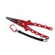 thumbnail image 5 of Alicates de pesca para agua salada, agua dulce, removedor de anzuelos de aluminio, multiherramienta ligera, accesorios de equipo de pesca portátiles, Rojo DYNWAVEMX Alicates de pesca, 5 of 8