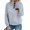 Gray, variant on Vedolay Fall Tops Hoodies for Women Oversized Crewneck Sweatshirts Pullover Long Sleeve Cute Clothes,Blue XL