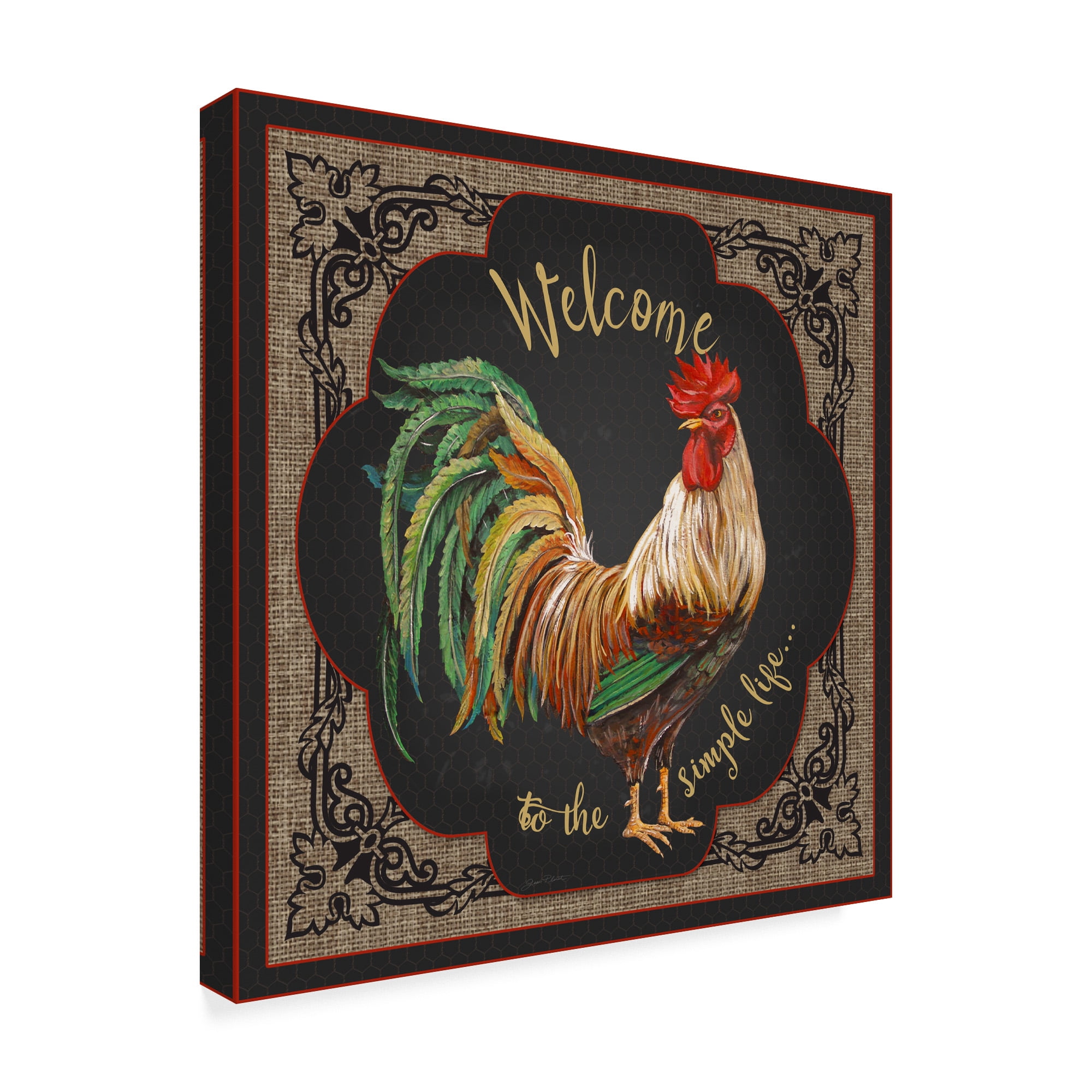 Trademark Fine Art 'Country Kitchen 3' Canvas Art by Jean Plout