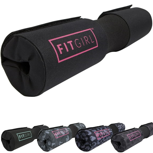 FITGIRL - Hip Thrust Pad and Squat Pad for Leg Day, Barbell Pad Stays in Place Secure, Thick Cushion for Comfortable Squats Lunges Glute Bridges, Olympic Bar and Smith Machine