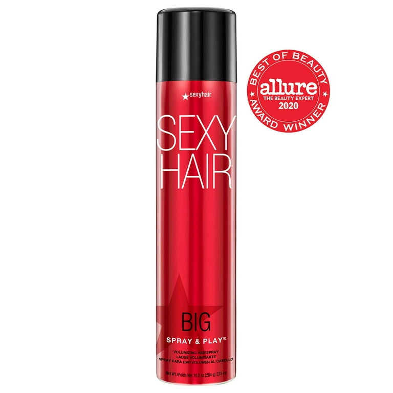  SexyHair Big Spray & Play Volumizing Hairspray, 16 Oz