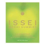 Sour Green Apple Mochi Gummies, 4oz Large Plastic Bag