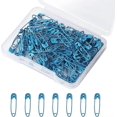 thumbnail image 1 of 120 Pcs 19mm Mini Safety Pins Metal Safety Pins For Art Craft Sewing Jewelry Making (black), 1 of 4