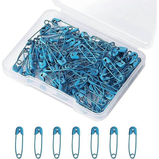 120 Pcs 19mm Mini Safety Pins Metal Safety Pins For Art Craft Sewing Jewelry Making (black)