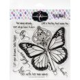 thumbnail image 2 of Colorado Craft Company Clear Stamps 6"X6", Her Own Wings, Big & Bold, 2 of 4