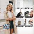 thumbnail image 6 of Pzuqiu Floral Print Women Leather Crossbody Bag Trendy Minimalist Women Crossbody Bag with Chain Strap Practical Casual Versatile for Daily Life Party and Special Occasions, 6 of 7