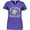 Purple, variant on Inktastic Happy Hanukkah Dreidel and Laurels Women's V-Neck T-Shirt