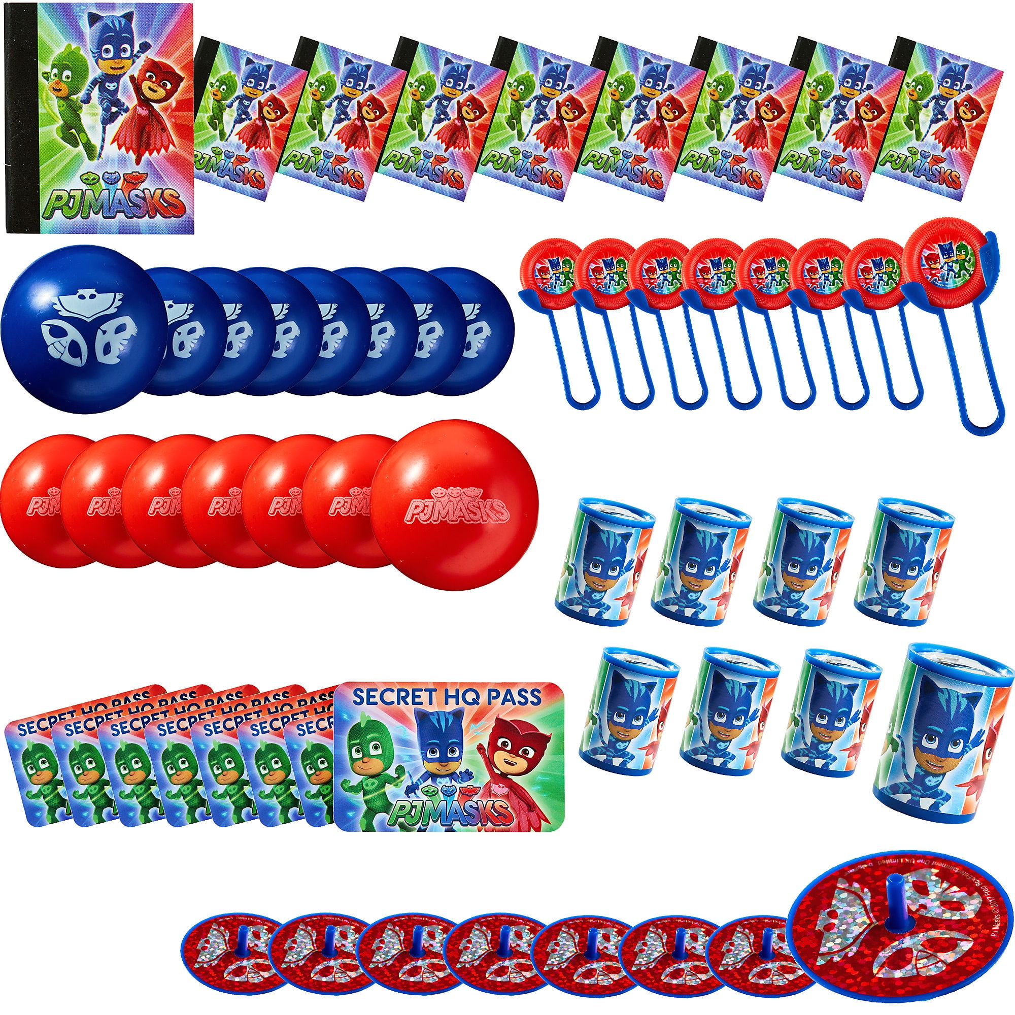 370373 8 ct Amscan PJ Masks Loot Bags