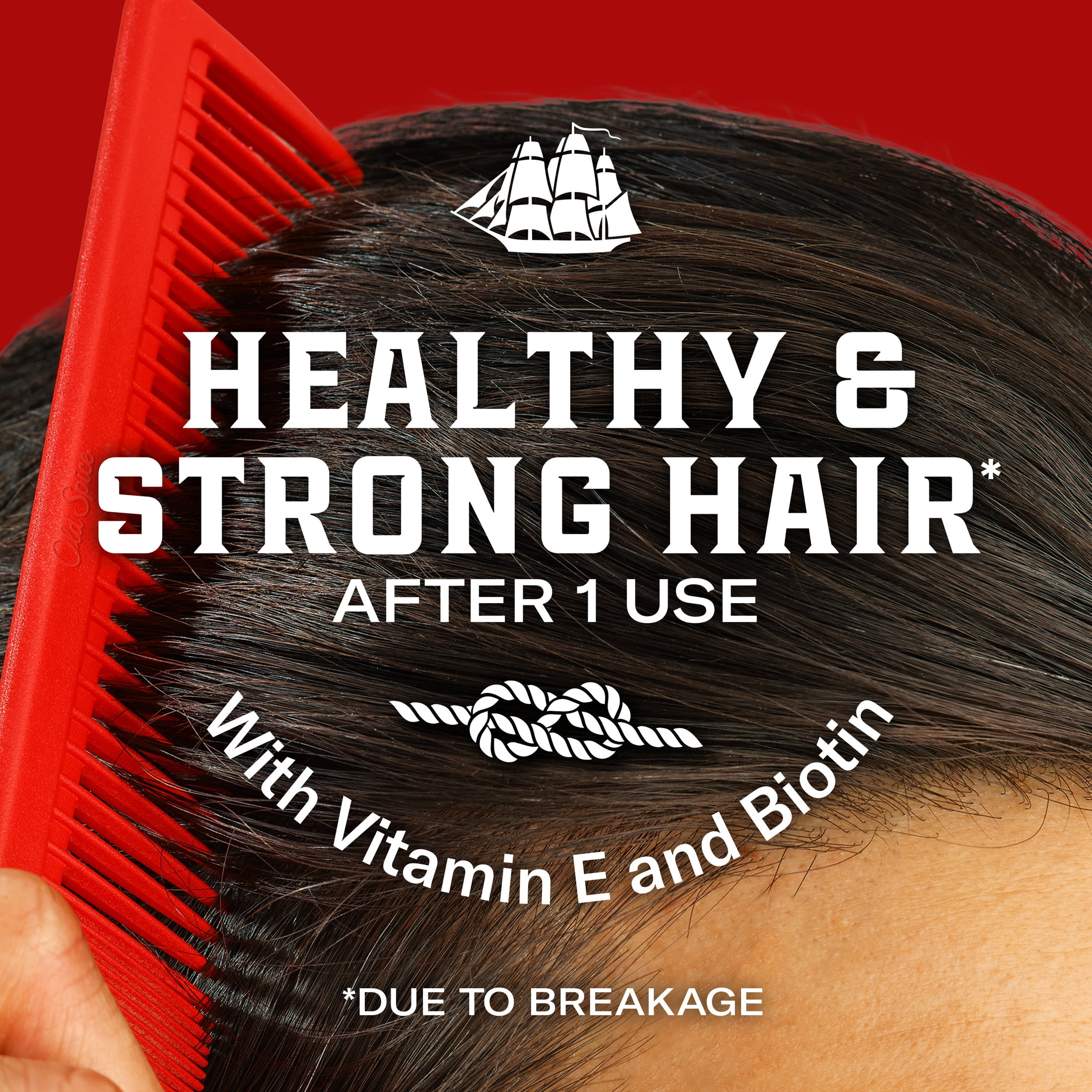 Old Spice Lightweight Cream for Men, Healthy and Strong with Vitamin E and Biotin, Men's Hair Styling Lightweight Cream, Low-Medium Hold, Matte Finish, 2.22 oz