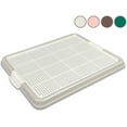 thumbnail image 2 of Dog Pee Pad Holder, Puppy Potty Training Tray 22.5”X16.5” for Small Dogs (Gray), 2 of 11