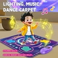 thumbnail image 2 of Electric Musical Dance Mat for Children Wireless Connection Dancing Mat with 4 Modes of Play Kids Gift, 2 of 8